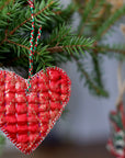 Kantha Fabric Tree Ornament - M A H R I M A H R I
