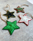 Kantha Fabric Tree Ornament - M A H R I M A H R I