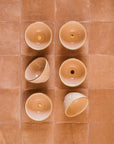 2x Ceramic Sahara & Gold Bowl // Mini - M A H R I M A H R I