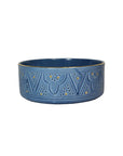 Beldi Salad Bowl // Stone Blue & Gold // Medium