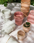 Beldi Engraved Cup // Sahara & Gold // Large - M A H R I M A H R I