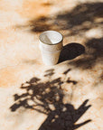Beldi Engraved Cup // White & Gold // Large - M A H R I M A H R I