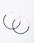 Cafe Hoops - Black/Cream - M A H R I M A H R I