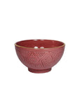 Ceramic Wine & Gold Bowl // Small - M A H R I M A H R I