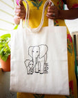 Embroidered Elephant Basha Bag - M A H R I M A H R I