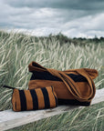 Mayan Tote Bag // Black & Caramel