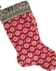 Kantha Christmas Stocking - M A H R I M A H R I
