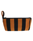 Mayan Wash Bag // Black & Caramel - M A H R I M A H R I
