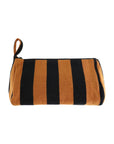 Mayan Wash Bag // Black & Caramel - M A H R I M A H R I