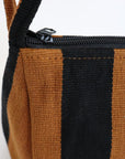 Mayan Wash Bag // Black & Caramel - M A H R I M A H R I
