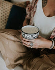 Soy Wax Candle in Footed Ceramic Jar - M A H R I M A H R I