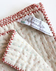 Standard Natural Kantha Throw - M A H R I M A H R I