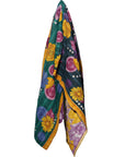 Standard Vintage Kantha Throw: Runu's Garden - M A H R I M A H R I