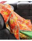 Standard Vintage Kantha Throw: Shan's Sunshine - M A H R I M A H R I