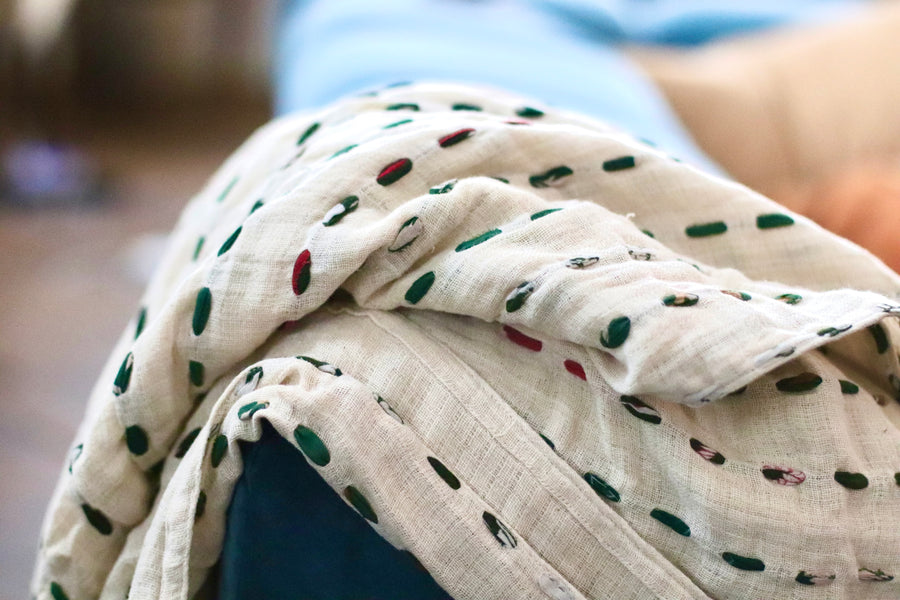 Standard Kantha Stitch Muslin Blanket
