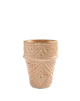 Beldi Engraved Cup // Sahara & Gold // Large - M A H R I M A H R I