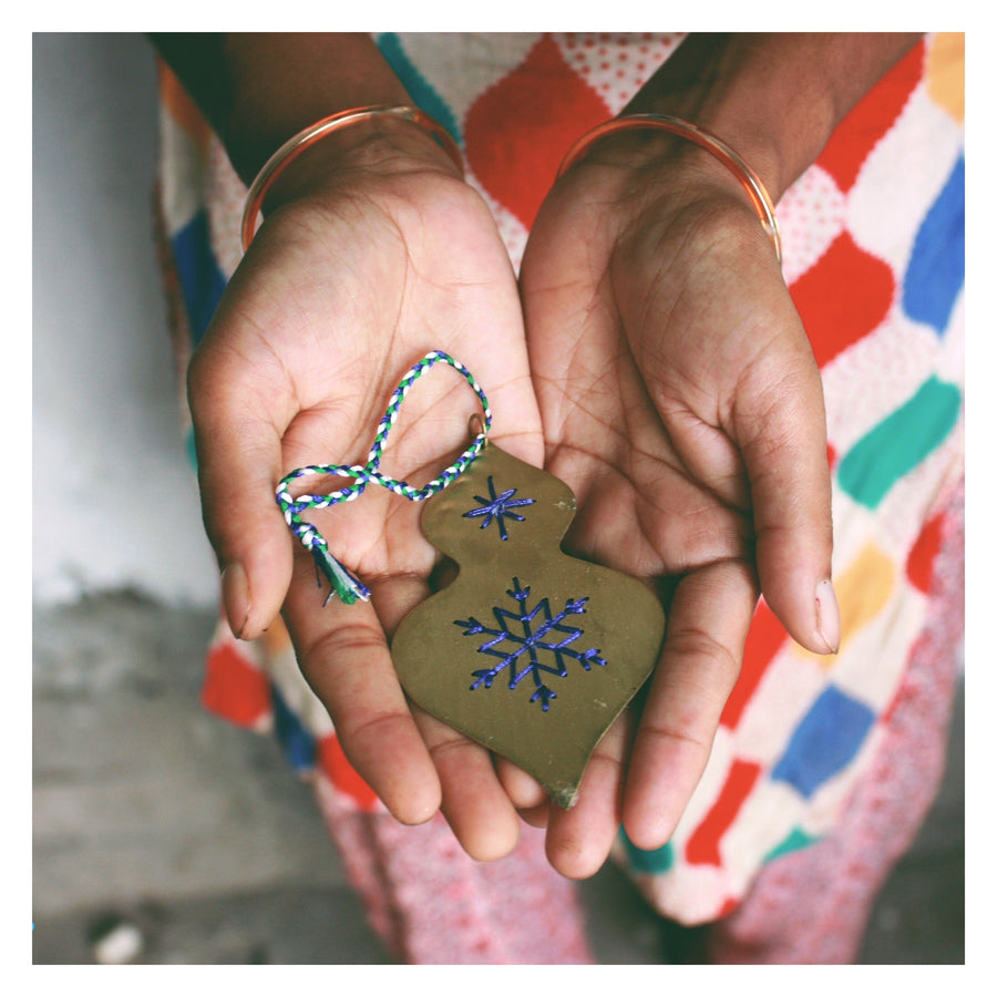 Embroidered Tree Ornament - M A H R I M A H R I