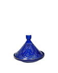 Engraved Tagine // Blue & Gold // Small - M A H R I M A H R I