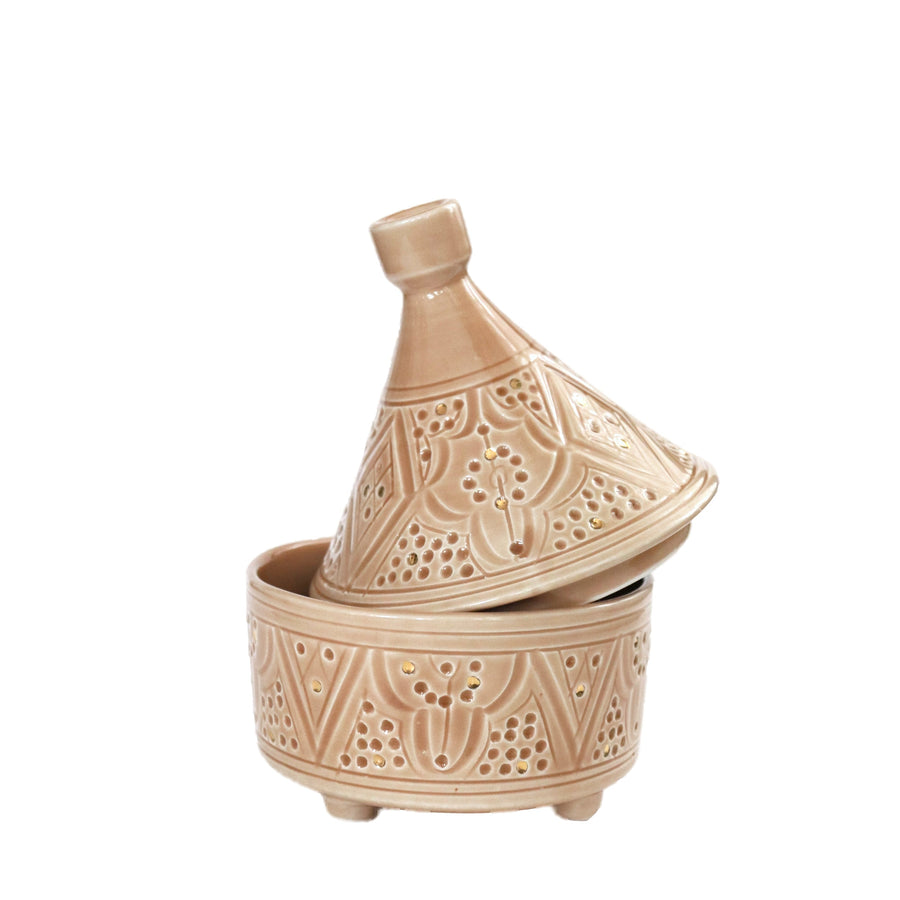 Engraved Tagine Bowl // Sahara & Gold - M A H R I M A H R I