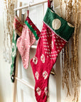 Kantha Christmas Stocking - M A H R I M A H R I